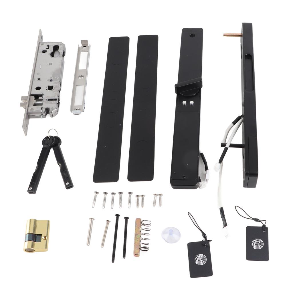 Slim Smart Lock Rainproof Keyless WiFi Bluetooth Digital Keypad Fingerprint Smart Mortise Door Lock