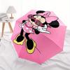 1pc Minnie Mouse,Pink Automatic Folding Umbrella: Compact 8-Bone Design Cartoon Outdoor Travel Companion, Business Umbrella, Christmas Valen