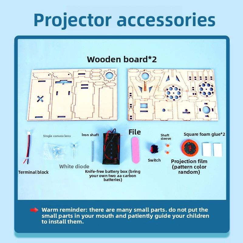 Физический научный проектор для студентов с оптической визуализацией «сделай сам» и образовательным весельем