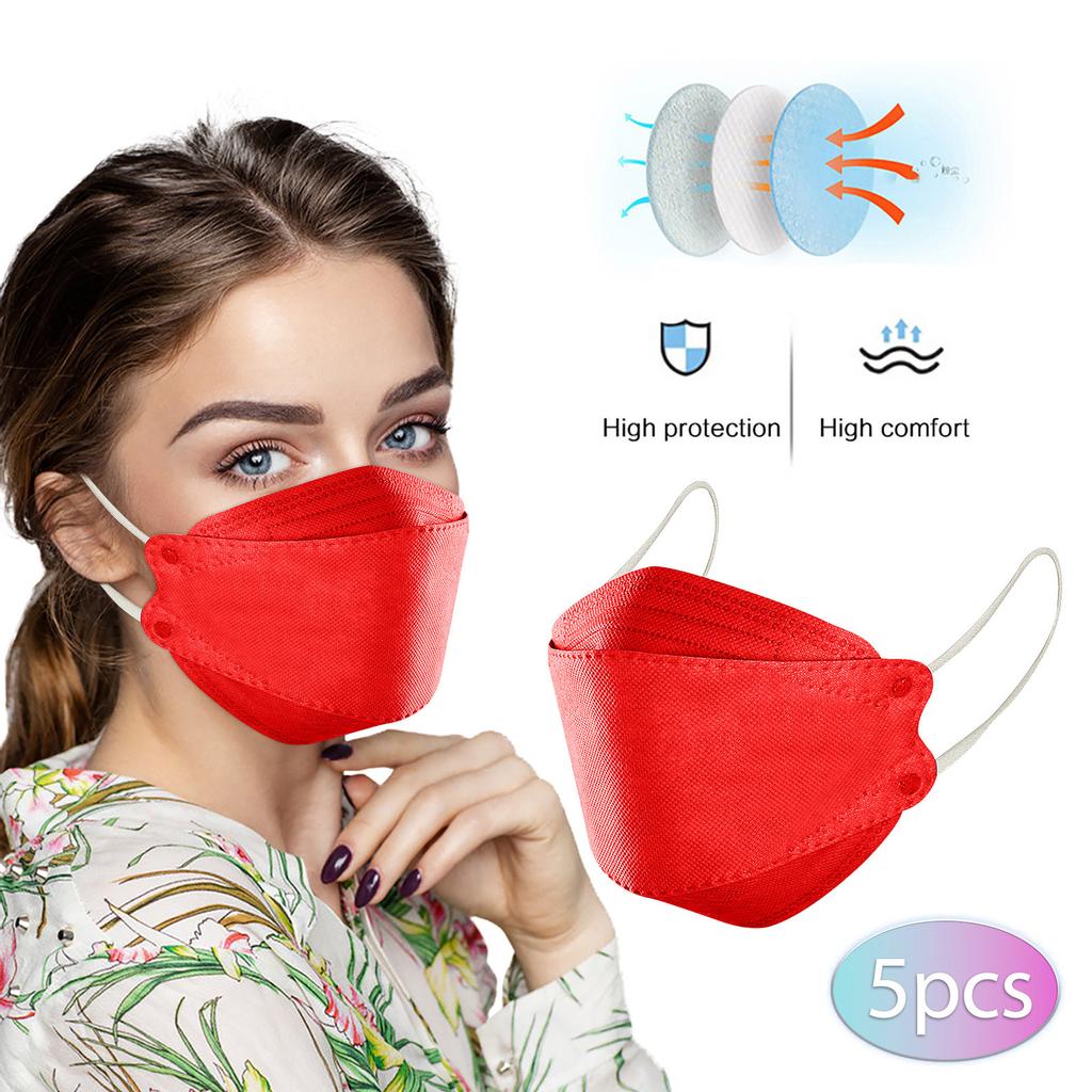 Adult Outdoor Mask Droplet And Haze Prevention Fish Non Woven Face