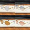 Light Luxury Geometric Square Sunglasses With Uv400 Protection For Fashion Women And Men
