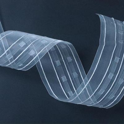 10/20 м Тесьма для штор с кулиской Прозрачные аксессуары для штор Сделай сам Плиссированные складки Лента для подтягивания Нейлоновая лента для установки штор