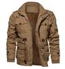 Куртка с подкладкой Boa, рабочая одежда, одежда для холодной погоды, зимняя верхняя одежда, простая куртка с капюшоном, военная куртка, плотный армейский повседневный джемпер для активного отдыха цвета хаки, JP L