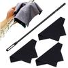 Flute Cleaning Kits, Flute Cleaning Cloth, Flute Cleaning Rod Cleaning Rag Flute Cleaning Swab Flute Cleaner Supplies