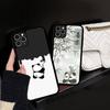 Мультяшный Милый Панда PC+TPU Ударопрочный Защитный Чехол для Телефона Для IPhone17 14 15 16 Pro Max 13 12 11 17 Air