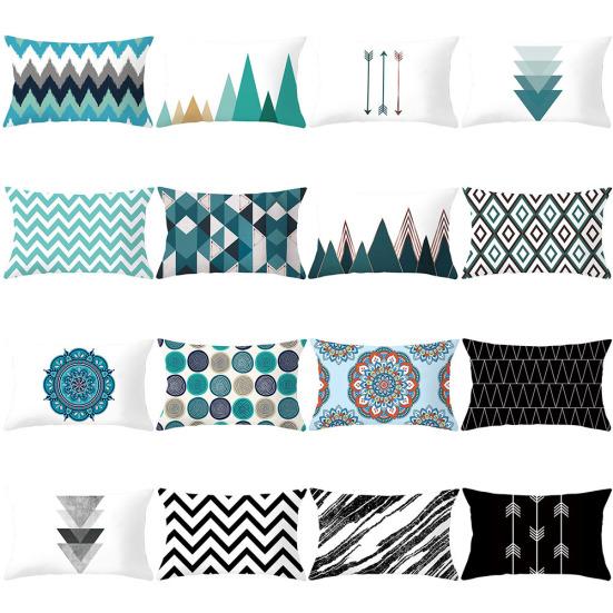 Talos Геометрический круг Треугольник Волна Наволочка Чехлы для подушек Диван-кровать Автомобиль Кафе Декор