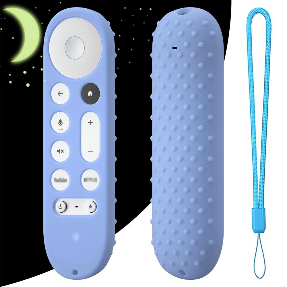 Silicone Remote Controller Cover Anti-scratch Remote Protective Case for Google TV Streamer 4K 2024 Voice Remote Control
