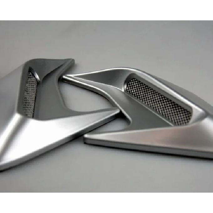 2 шт. 3D боковое вентиляционное отверстие для автомобиля, наклейка на крыло, авто моделирование, воздухозаборник, декоративная акула, жабры, воздухозаборник, капот, декор автомобиля