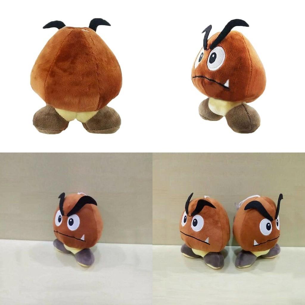 Cute 6'' Super Mario Bros. Sad Goomba Stuffed Plush Doll Ideal For Gifts And Play