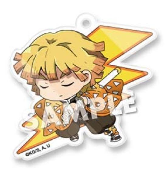 Demon Kimetsu no Yaiba Eform и акриловая шариковая цепочка 2-го выпуска КОРОБКА из 6 предметов Slayer Deco!