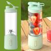 Портативный блендер с чашкой для сока емкостью 500 мл, 12 лезвиями, USB-аккумулятор, светодиодный дисплей, аккумулятор, блендер индивидуального размера для коктейлей и смузи