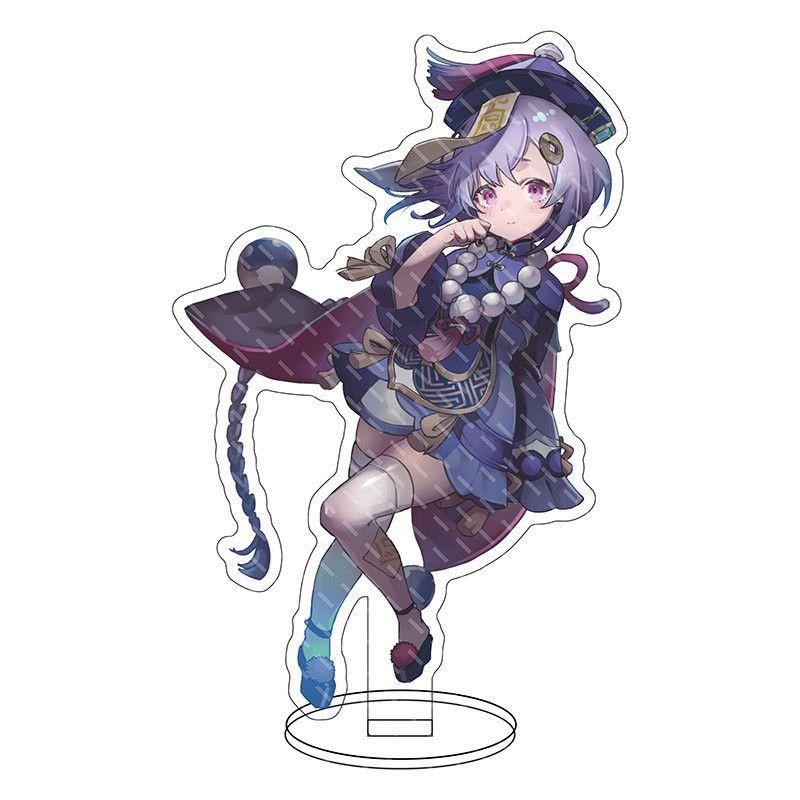 Изысканная акриловая подставка для фигурки Genshin Impact Барбатос Кэ Цин Барбара для демонстрации и декора