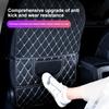 PU Leather Car Anti-Kick Mats Scratch & Wear Resistant Auto Seat Back Protector Cover Children Kids Back Row Anti-Dirty Pad