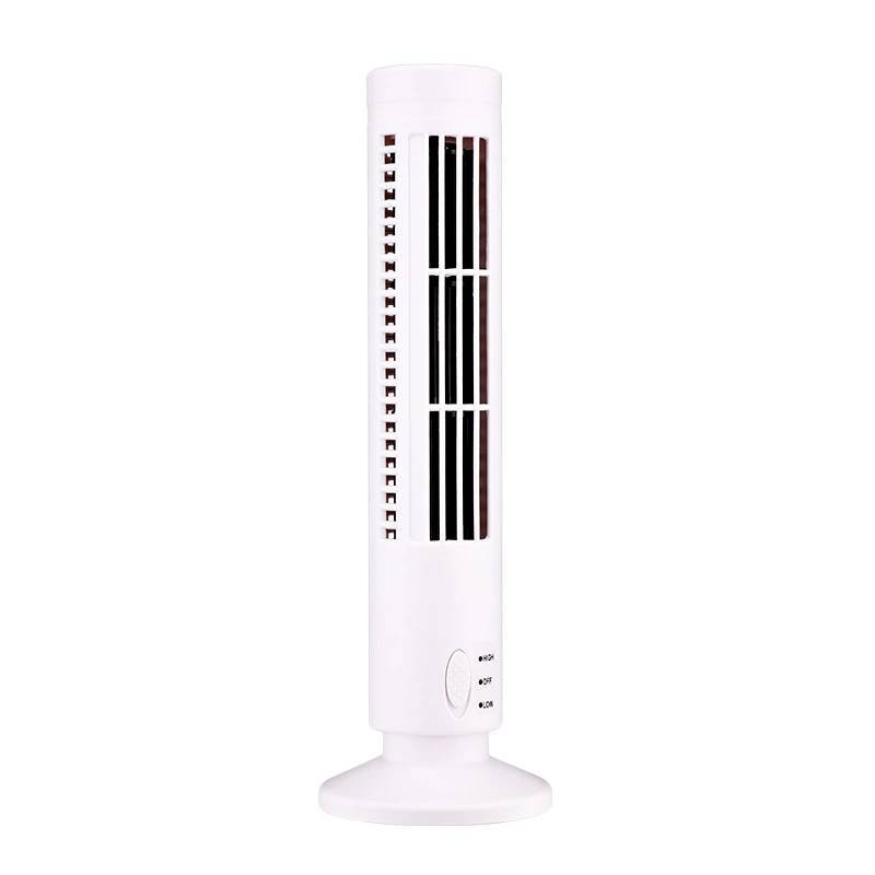 Mini Tower Fan With Eye Caring Led Light And Power For Students
