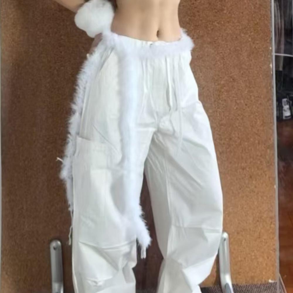 Винтажный длинный пояс с перьями Декор для джинсов Пояс с перьями индейки Ретро Плюшевый пояс с кисточками Streetwear