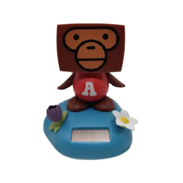 Горячая Солнечная Энергия Автомобильные Украшения Интерьера Кукла Животное Фигурка Качающаяся Модель Автомобильная Панель Приборов Украсить Детские Подарки Игрушка Новинка