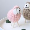 Supplies Miniatures Wool Felt Sheep Home Furnishings Mini Table Ornament Figurines Desktop Decor