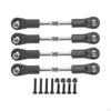 4 / Set Upgraded RC Car Steering Rod Servo age Turnbuckle for ZD HPI 1: 8 Buggy Crawler Parts