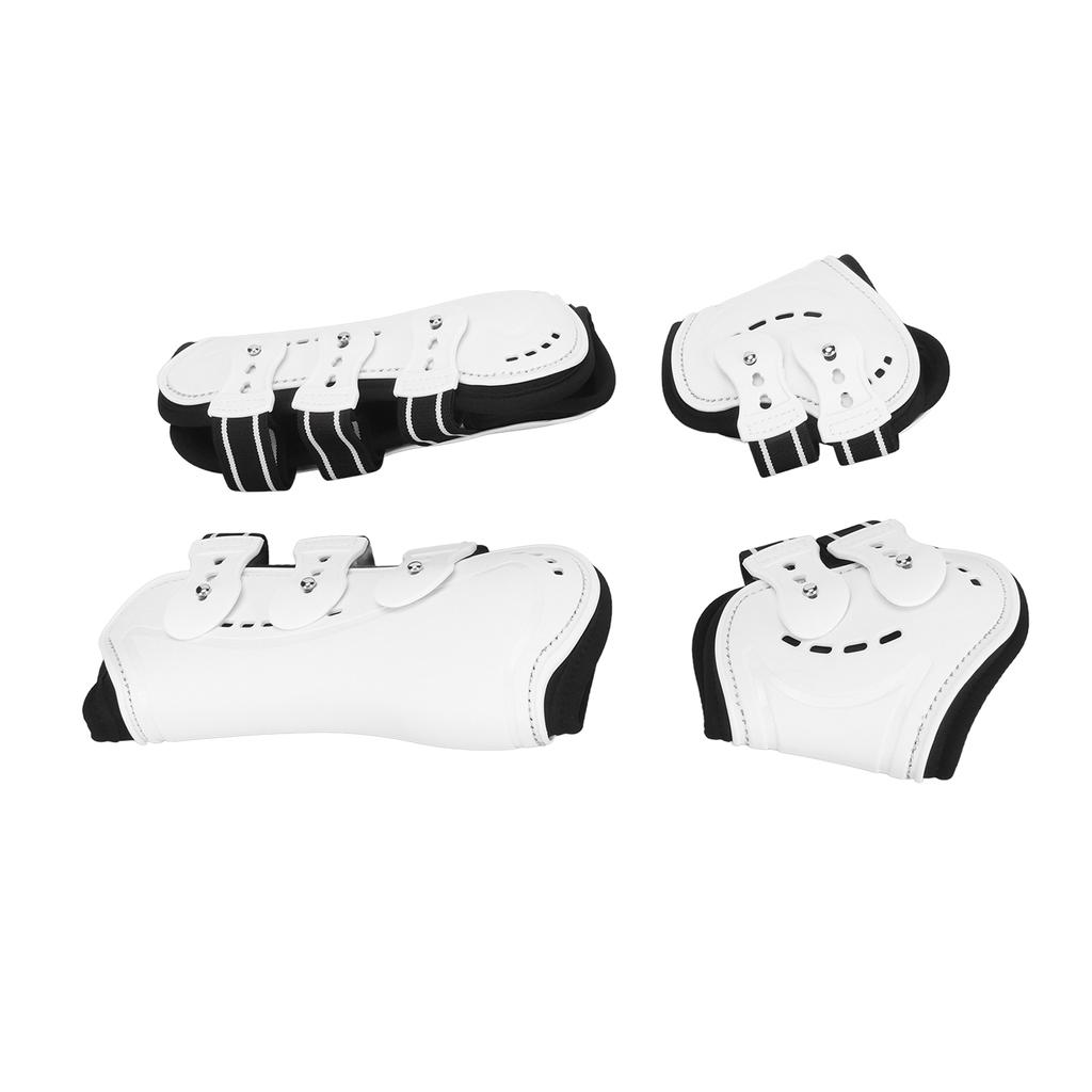 Horse Tendon Boots Shock Absorbing Adjustable Horse Front Hind Boots Fetlock Boots for Leg