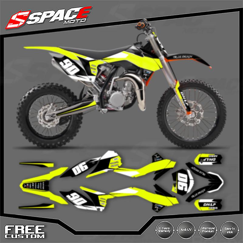 SPACE Индивидуальная графика для мотоцикла Фон Наклейка для KTM SX SX85 2013 2014 SX85 2015 2016 2017 Комплект наклеек