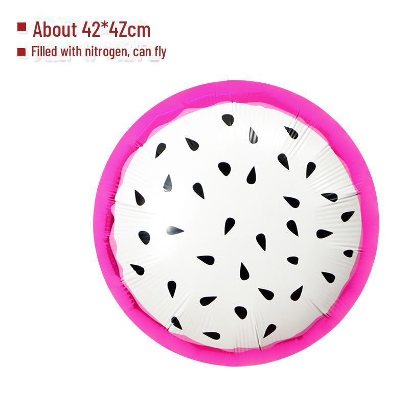 Мультяшные фольгированные шары в форме фруктов: Украшения для вечеринки с яблоками, ананасами, арбузами и виноградом