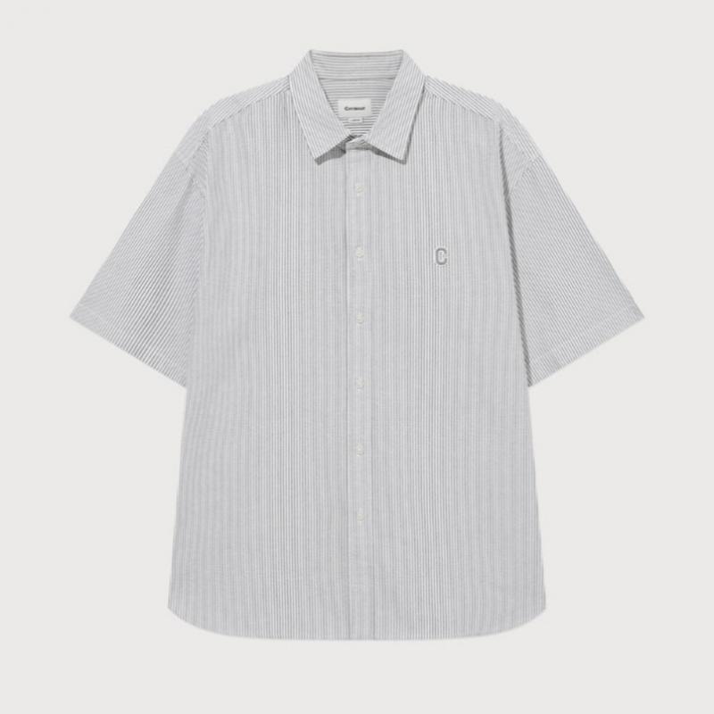 Футболка-полуфутболка Covernot C Logo Oxford Stripe B1 Co2502ss32 Bl Gr