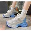 2024 Women Sneakers Rhinestones Shining Crystal Casual Shoes for Men Platform Comfort Vulcanized Shoes Luxury Women Sport Shoes