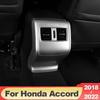 For Honda Accord X 10th 2018    2022 Hybrid ABS Car Rear Air Conditioning Vent Outlet Frame Cover Trim Accessories