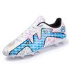 Мода Мода 35-45 Мужские Мальчики Девочки Женские Футбольные Дизайнерские Трава FG/TF Ботильоны Нескользящие Унисекс Для Зала Детские Футзальные Тренировочные Туфли