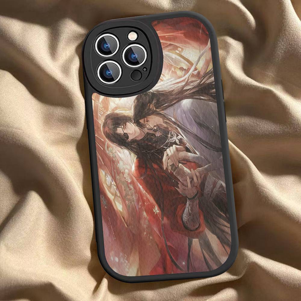Heaven Officials Blessing For IPhone 16 15 14 16E 13 12 11 Pro Max Plus Phone Leather Case