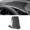 Для Honda Civic 10-го поколения FK7 FK8 2016- ABS Текстура Углеродного Волокна Внутренняя Панель Приборной Панели Автомобиля Крышка Рулевого Колеса Спидометр Накладка