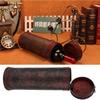 Wooden Vintage Wine Box Round Wine Storage Box Flasks Wine Gift Box  Decorative Case