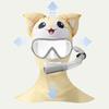 Плавание Дайвинг Facekini УФ-защита от солнца Полнолицевая маска Голова Шея Покрытие Лица Эластичная Шапочка Для Плавания Дайвинг Водные Виды Спорта Одежда