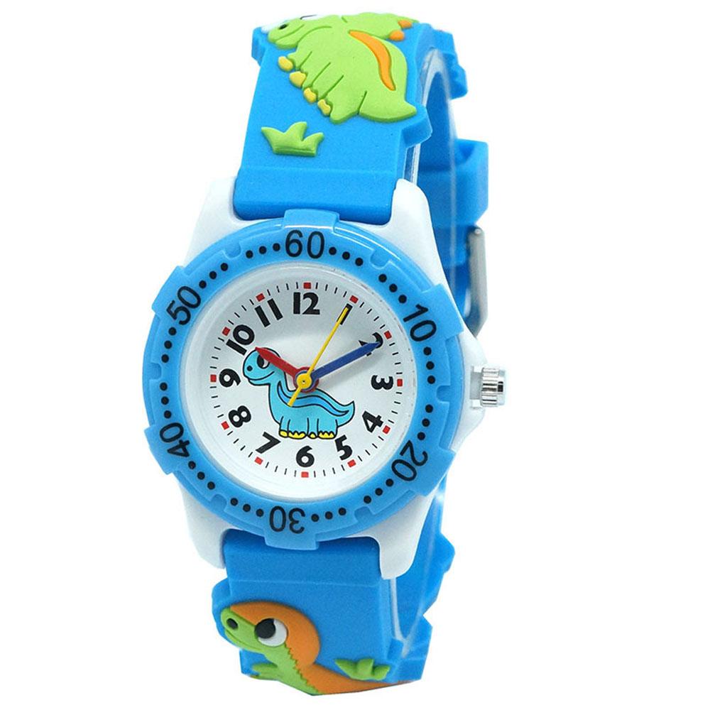 Girls Watch Cartoon Bus Dinosaur 3d Silicone Kids Watch Boys Girl Quartz Watch Children Sports Watch Kids Gift Waterproof Clock