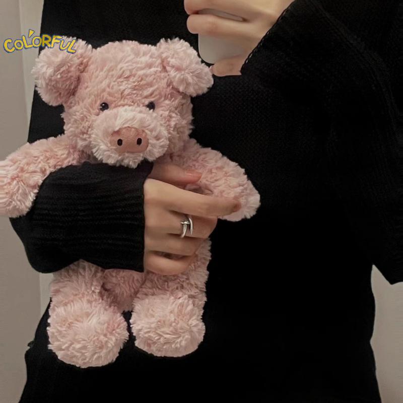 28cm Home Decoration Toy Children Birthday Gift Soft Banabus Pig Barcelona Bear Plush Stuffed Toy Cute Fur Doll Pillow Toy