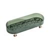 Transparent Finish Bathroom Vanity Tray Anti-Slip Base Desktop Storage Box  Dresser Use