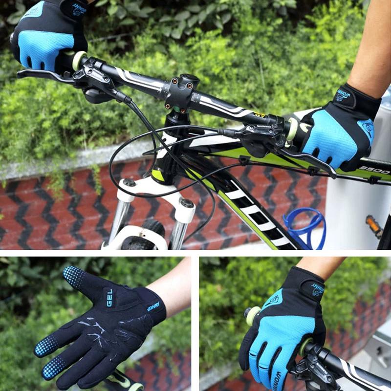Wonny Snail Bicycle Cycling Gloves Full-Finger Winter Men's and Women's Long-Finger Mountain Windproof Warm Cycling Touchscreen Gloves