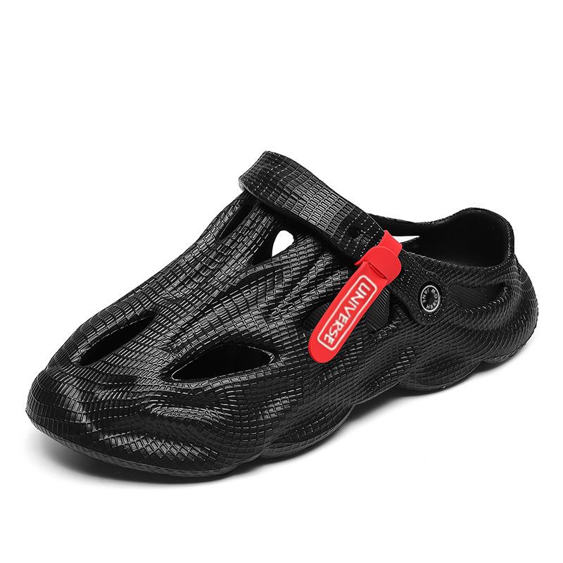 Летние мужские тапочки, удобные уличные сандалии на платформе, пляжные шлепанцы, мужские домашние шлепанцы, обувь для ванной комнаты