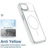 For iPhone 16e Magnetic Case Dual Color Shockproof TPU PC Phone Cover Compatible with MagSafe