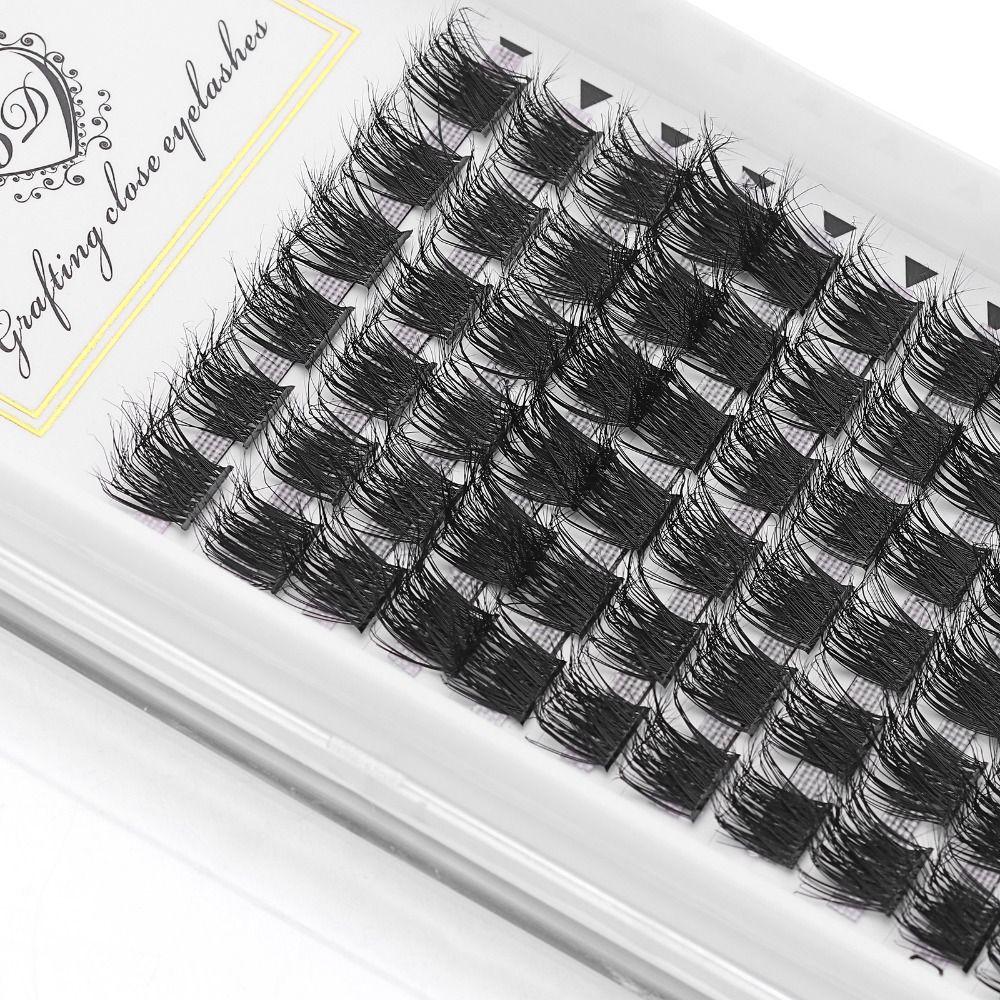 Faux Mink Lash Clusters Dramatic DIY Eyelash Extension Individual Cluster Lashes  at Home