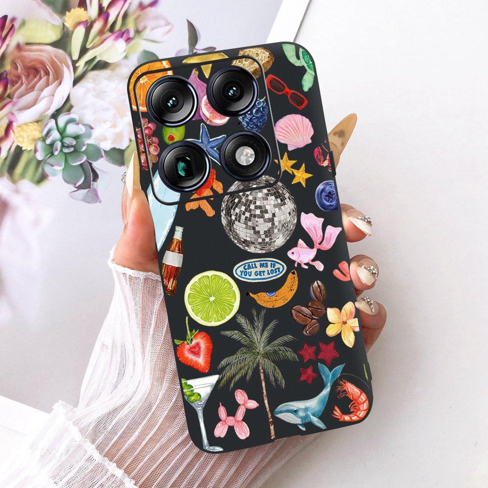 For Moto X70 Air Pro Case Cover Fashion Butterfly Cute Cat Cool Painted Soft Phone Casing For Motorola Moto X70 Air Pro