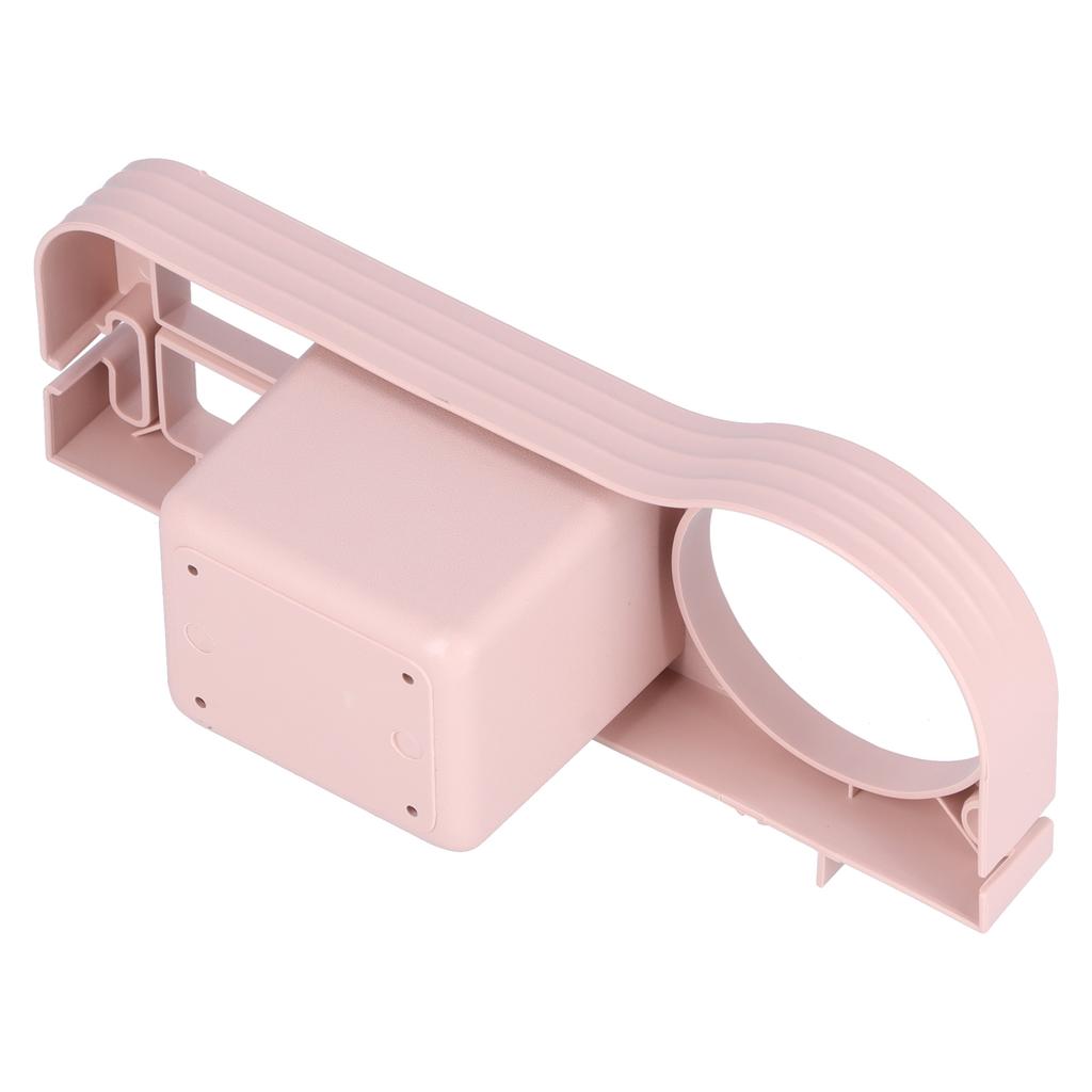 Кронштейн для фена без перфорации, держатель для вьющихся волос без помощи рук для ванной комнаты, стойка для хранения инструментов для волос, розовый