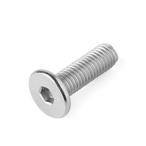 20-Piece Digital Pack of M4 Ultra-Low Head Tapping Screws, Flat Head Hex Socket Head Screws for Wood and Thin Steel Plates (M4*8)