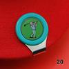 Golf Cap Clips Hat Clip Alloy Gift Jewelry Badges Trendy Golf Accessories Caps Clips Marker Gifts For Boys