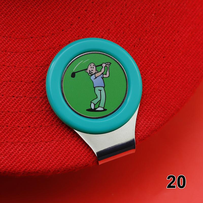 Golf Cap Clips Hat Clip Alloy Gift Jewelry Badges Trendy Golf Accessories Caps Clips Marker Gifts For Boys