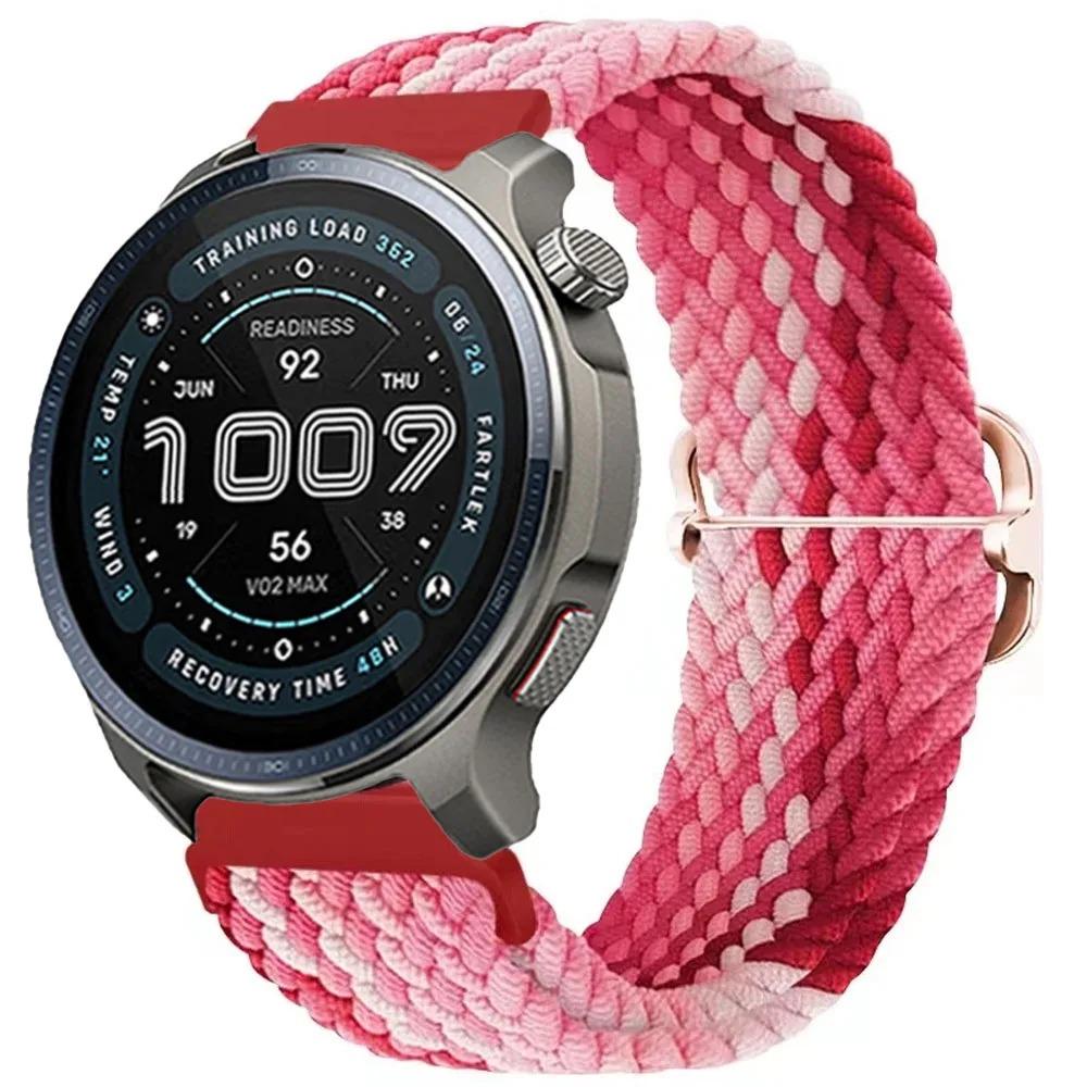 22 мм 20 мм Нейлоновый ремешок для Amazfit Balance 2 1/Bip 6 5 Спортивный браслет Ремешок для часов Correa для Amazfit GTR 47 мм/GTR 4 3/GTS/Active 2