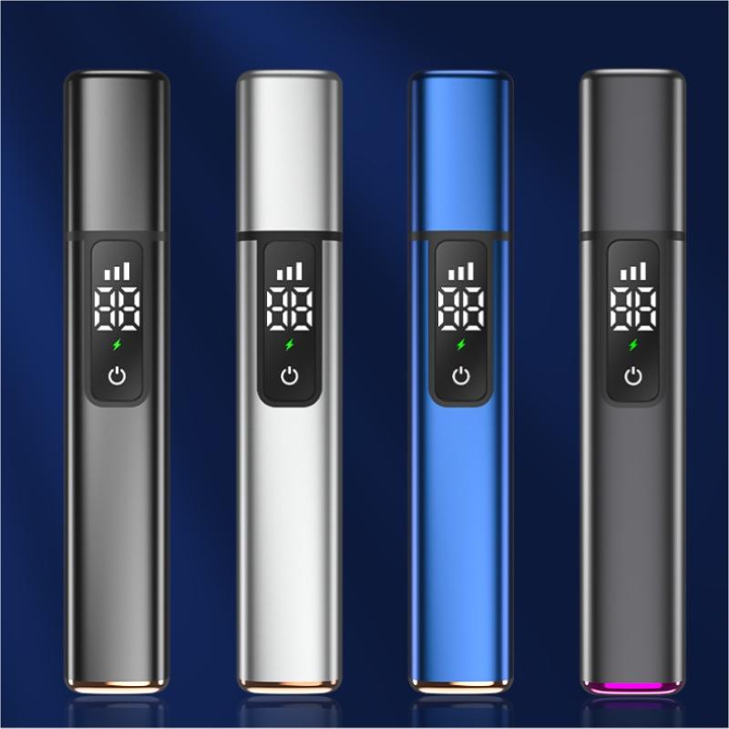 Новый Модернизированный светодиодный цифровой дисплей Многофункциональный электрический триммер для волос в носу Мужские волосы в носу Ножницы для чистого бритья Женская машина для волос в носу