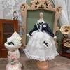 HAMRETHYPPZ 1/3 1/4 1/6 BJD Doll Dress Costume Maid Outfit Princess Dress, Maid Outfit, White (1/3)