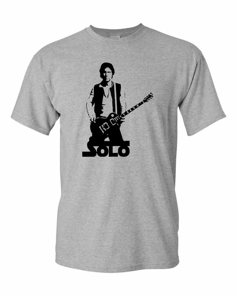 Guitar Solo Han Solo Star Guitarist Cool Funny T-shirt Unisex T-Shirt
