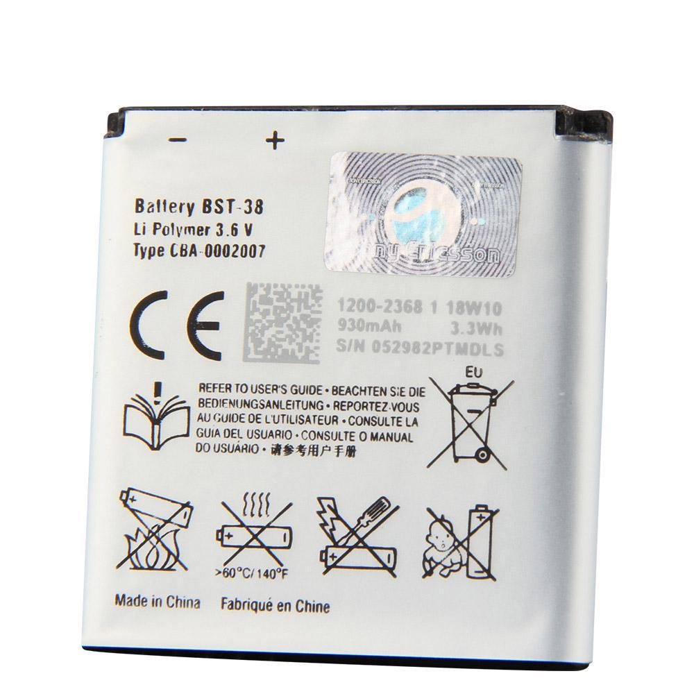 Новый сменный аккумулятор BST-38 для Sony C510 C902 C905 S500 W760 W902 S550 U20 970 мАч